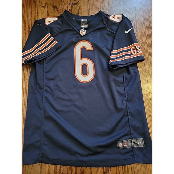 Nike Jay Cutler Chicago Bears NFL Football Jersey Youth Size XL 18-20 Boys - Picture 6 of 8